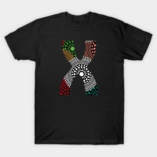 X Aboriginal Letter T-Shirt